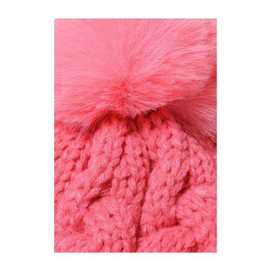 Minoti - Mütze für Mädchen, Mit Zopfmuster (Pink) - Image 2