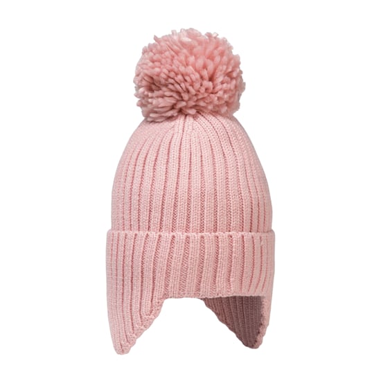Minoti - Mütze-Set für Mädchen, gerippt (2er-Pack) (Weiß/Pink) - Image 5