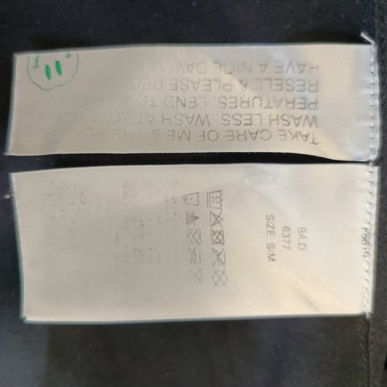 Ganni Maxikleid mit gerüschtem Kragen und Smokdetails aus schwarzem Polyester - Image 5