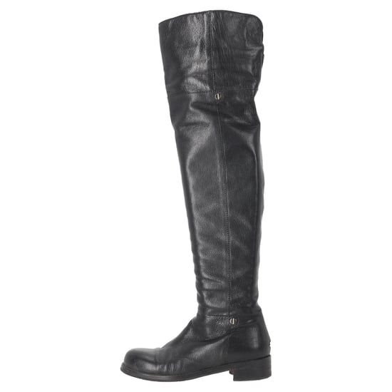 Jimmy Choo Deron Kniehohe Stiefel aus schwarzem Leder - Image 2