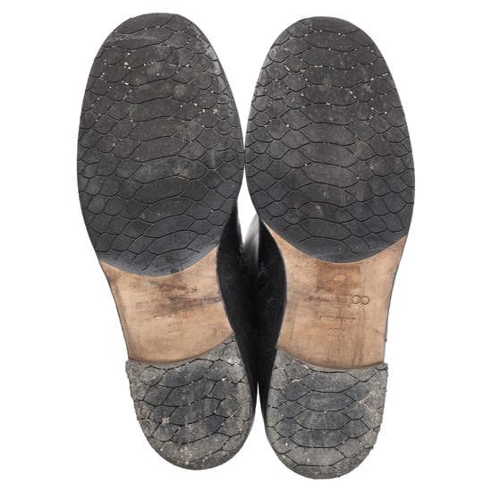 Jimmy Choo Deron Kniehohe Stiefel aus schwarzem Leder - Image 5
