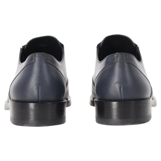 Balenciaga Derby-Schuhe mit Nieten aus marineblauem Leder - Image 3