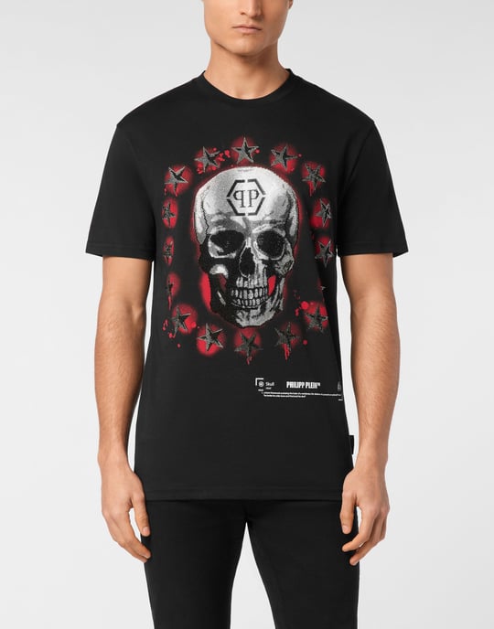 Philipp Plein T-Shirt mit Skull-Print und Rundhals - Schwarz - Image 2