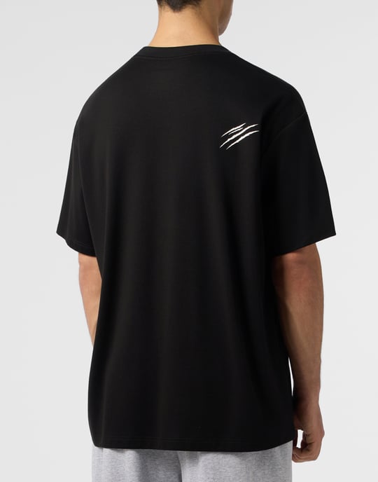 Slub Cotton T-Shirt Scratch - Image 5