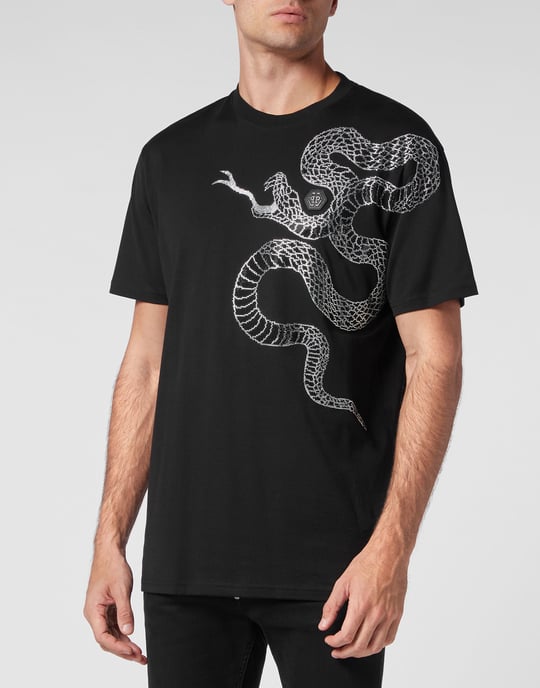 T-Shirt Rundhalsausschnitt Ss Snake - Image 2
