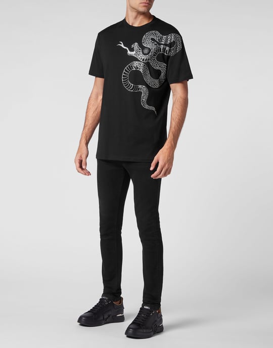 T-Shirt Rundhalsausschnitt Ss Snake - Image 3