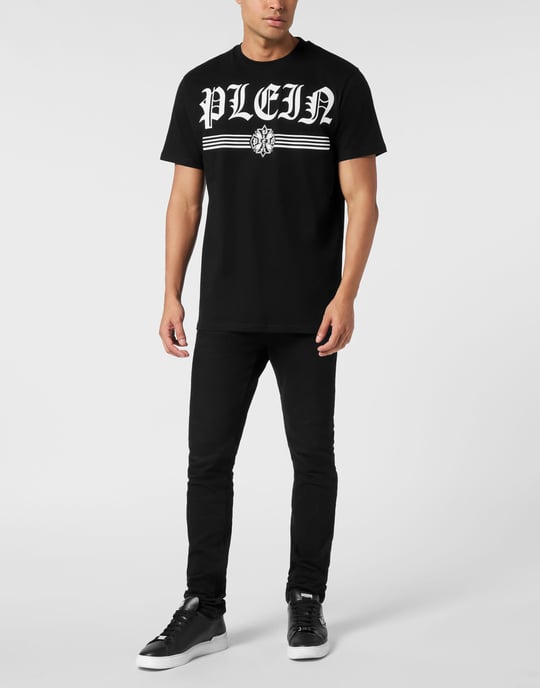 T-Shirt Rundhalsausschnitt Ss Gothic Plein - Image 3