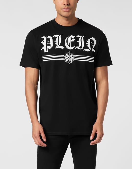 T-Shirt Rundhalsausschnitt Ss Gothic Plein - Image 5