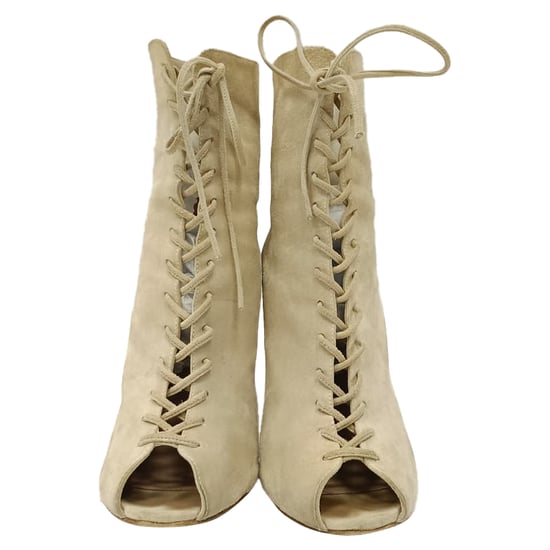 Gianvito Rossi Schnürstiefeletten aus beigem Wildleder - Image 2