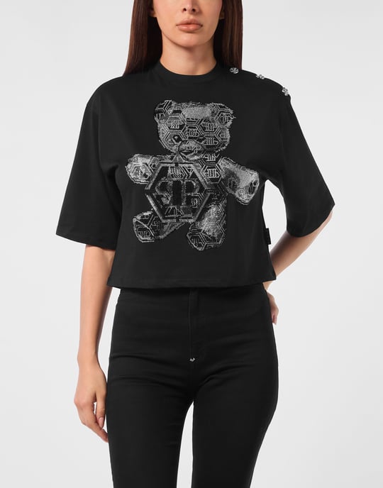 T-Shirt Rundhalsausschnitt Teddy - Image 2