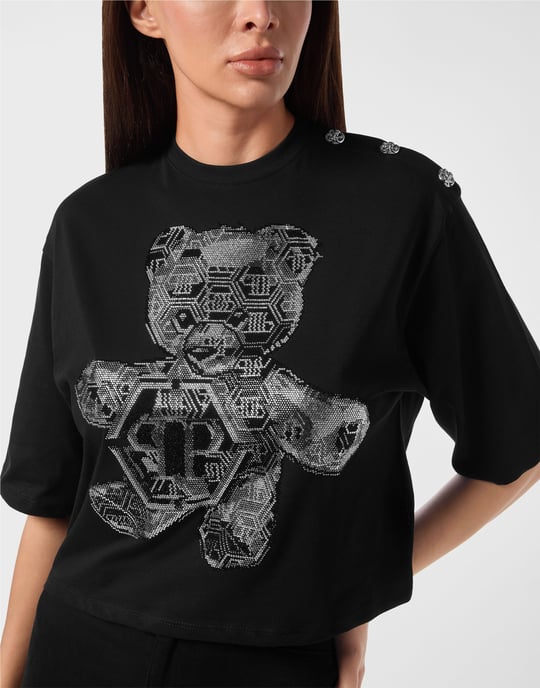 T-Shirt Rundhalsausschnitt Teddy - Image 3