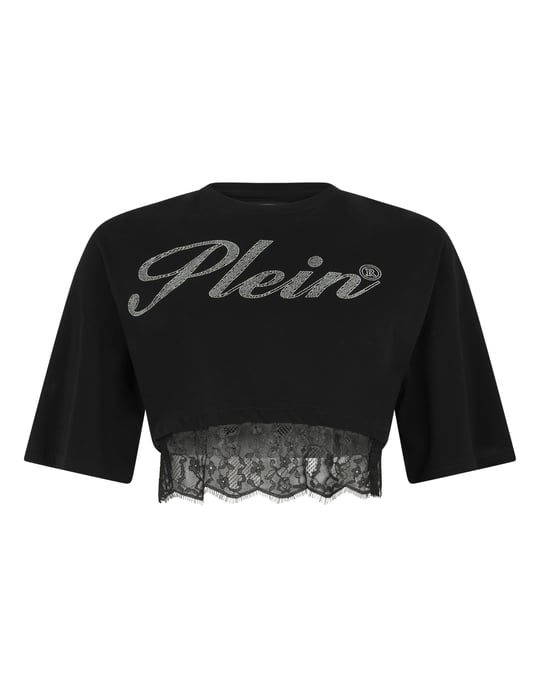 Cropped T-Shirt Lace - Image 1