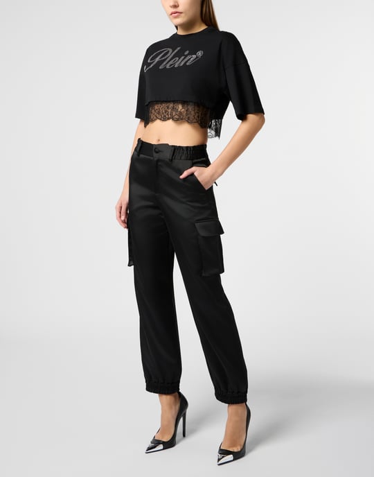 Cropped T-Shirt Lace - Image 4