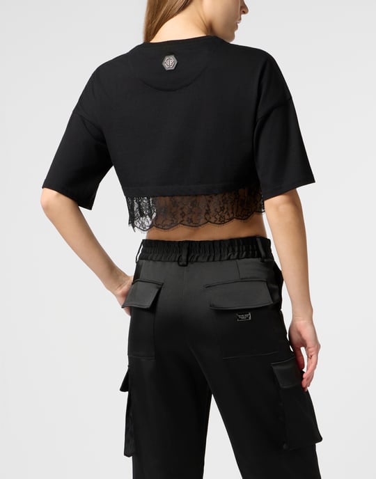 Cropped T-Shirt Lace - Image 5