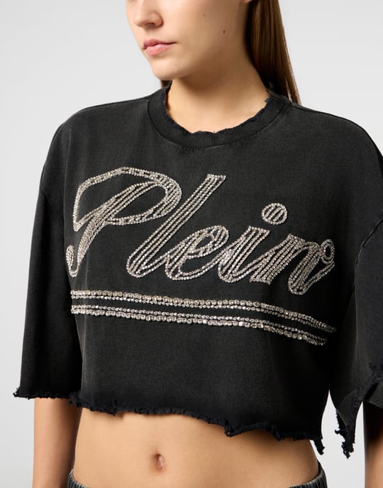 Cropped T-Shirt Strass Signature - Image 3