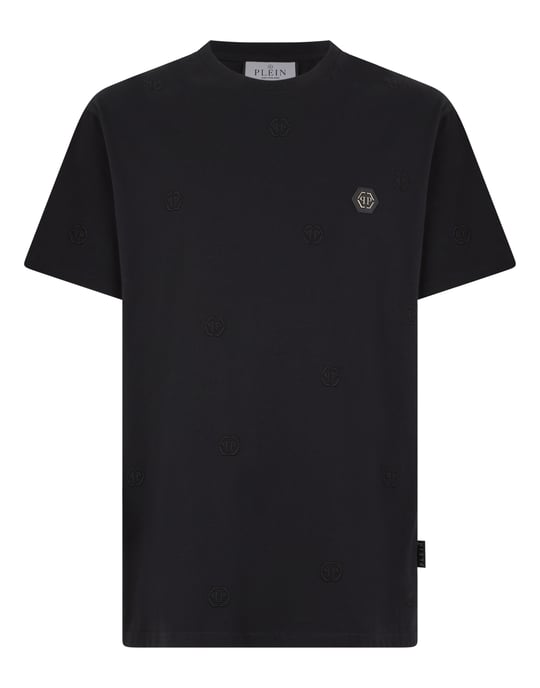 Embroidered Round Neck T-Shirt Monogram Monogram - Image 1