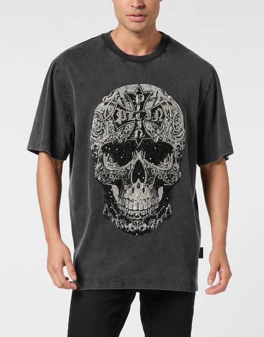 T-Shirt Rundhalsausschnitt Ss Skull - Image 2