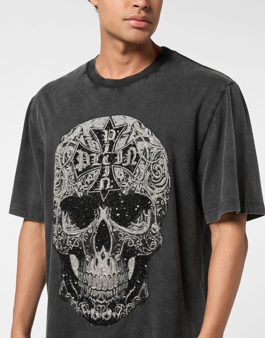 T-Shirt Rundhalsausschnitt Ss Skull - Image 3