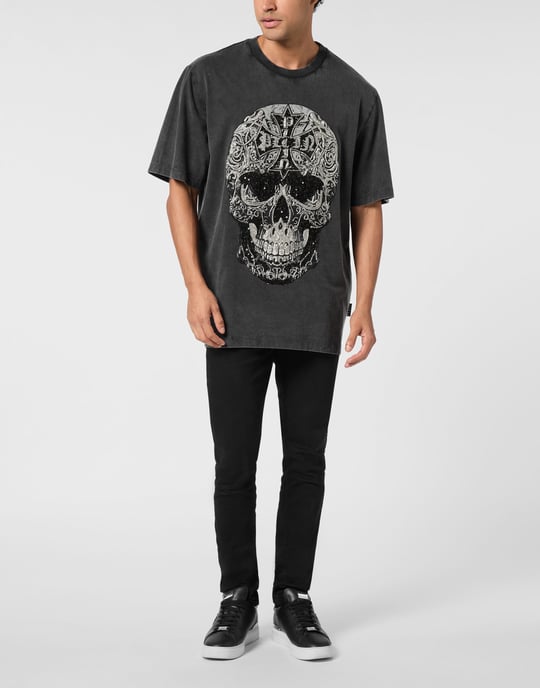 T-Shirt Rundhalsausschnitt Ss Skull - Image 4