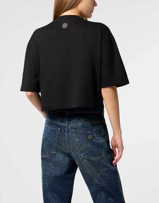 Cropped T-Shirt Tattoo Strass - Image 5