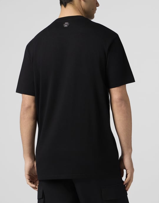 Round Neck T-Shirt Wind Rose Skull Stones - Image 5