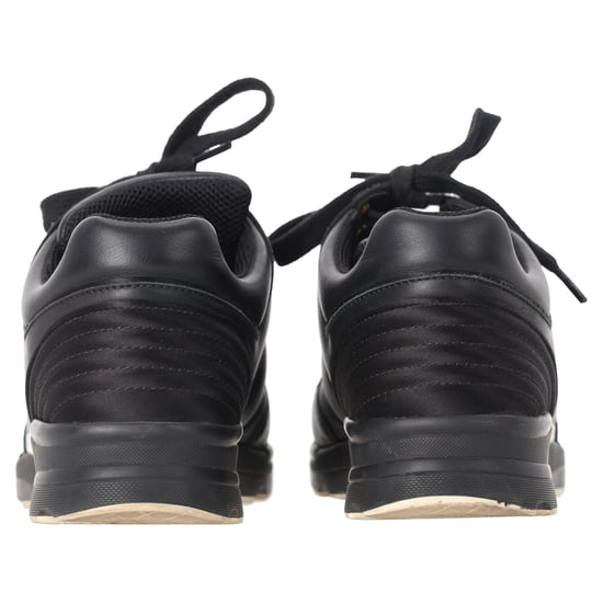 Chanel CC Low-Top-Sneaker aus schwarzem Kalbsleder - Image 3