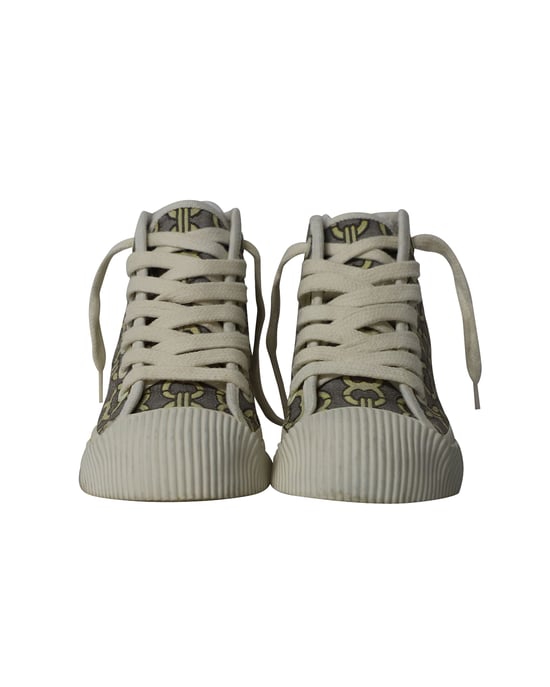 Tory Burch Buddy High-Top Sneaker aus mehrfarbigem Canvas - Image 2