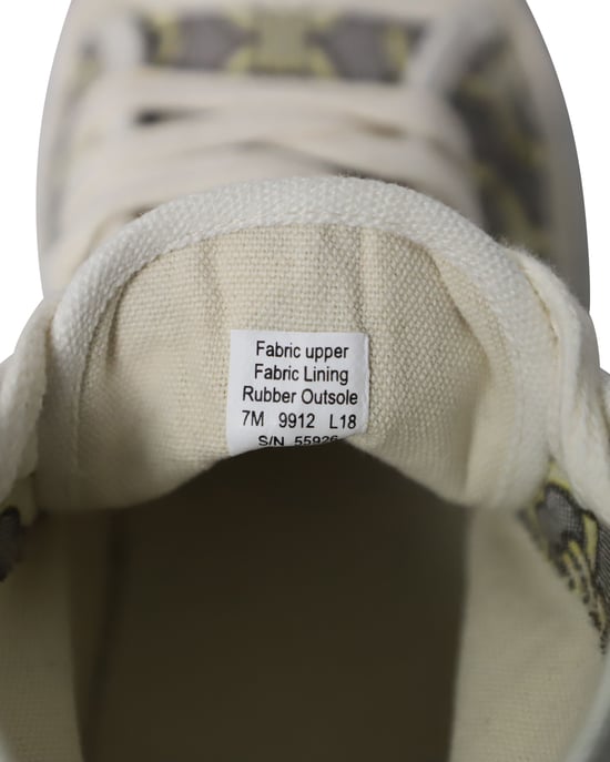 Tory Burch Buddy High-Top Sneaker aus mehrfarbigem Canvas - Image 6
