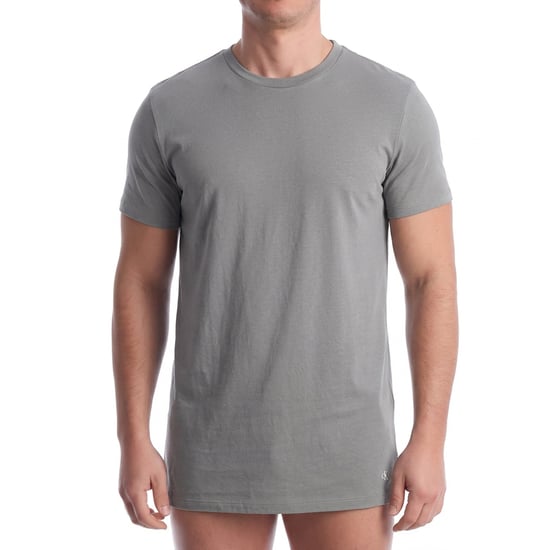 Pack 3 Herren-Unterhemden Slim Baumwoll-Stretch-Mix NB4185 - Image 4