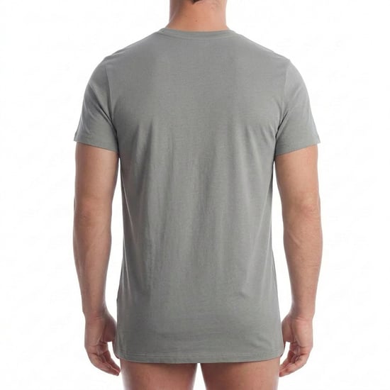 Pack 3 Herren-Unterhemden Slim Baumwoll-Stretch-Mix NB4185 - Image 5