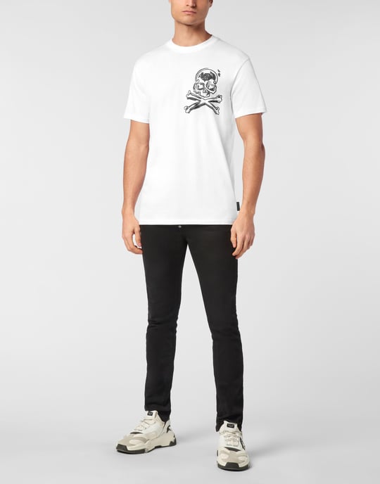 T-Shirt Rundhalsausschnitt Skull - Image 4