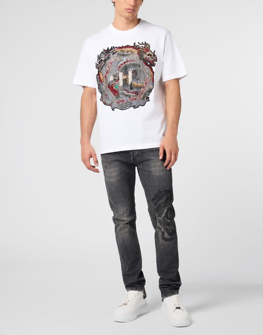 Round Neck T-Shirt Dragon - Image 4