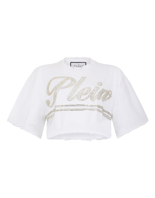 Cropped T-Shirt Strass Signature - Image 1