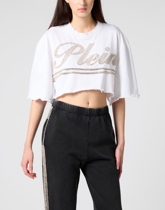 Cropped T-Shirt Strass Signature - Image 2