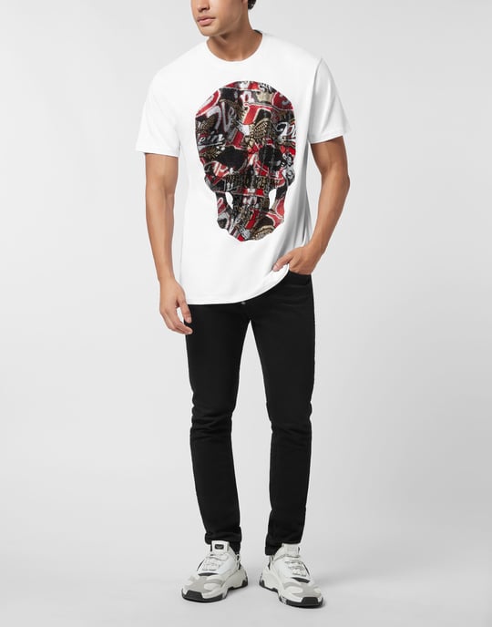 T-Shirt Rundhalsausschnitt Ss Skull - Image 4