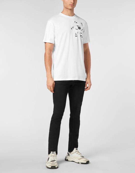 T-Shirt Rundhalsausschnitt Hexagon - Image 4