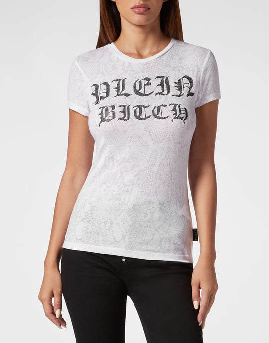 T-Shirt Slim Fit Gothic Plein - Image 2