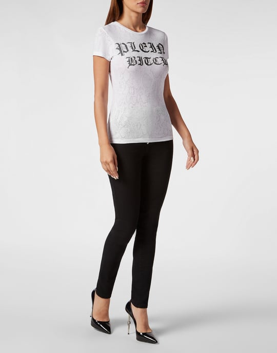 T-Shirt Slim Fit Gothic Plein - Image 4