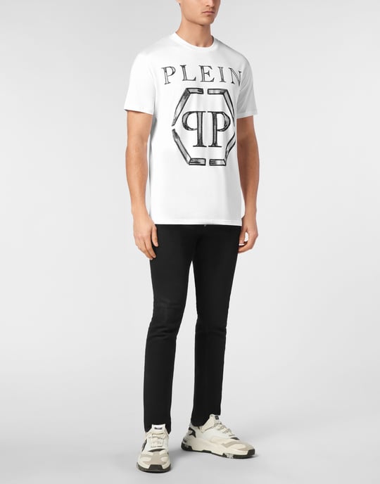 T-Shirt Rundhalsausschnitt Hexagon - Image 3
