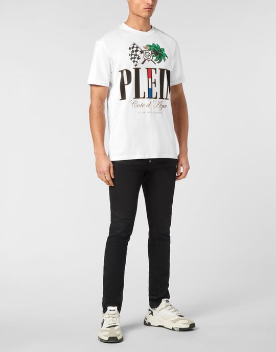 T-Shirt Rundhalsausschnitt D Azur - Image 4