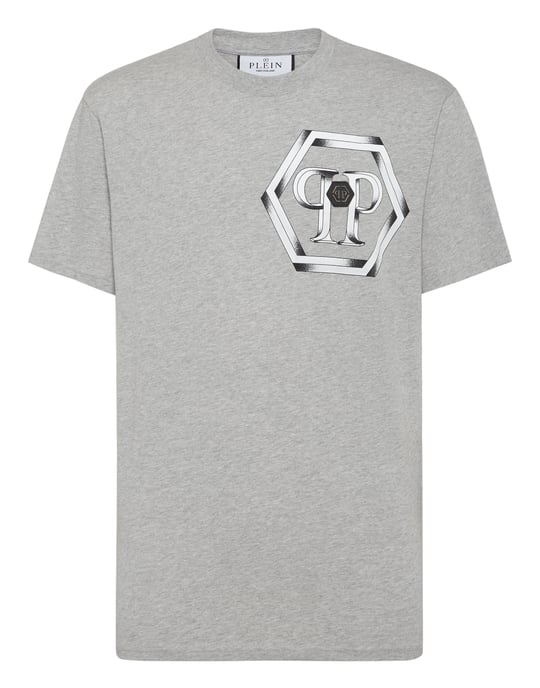 T-Shirt Rundhalsausschnitt Hexagon - Image 1
