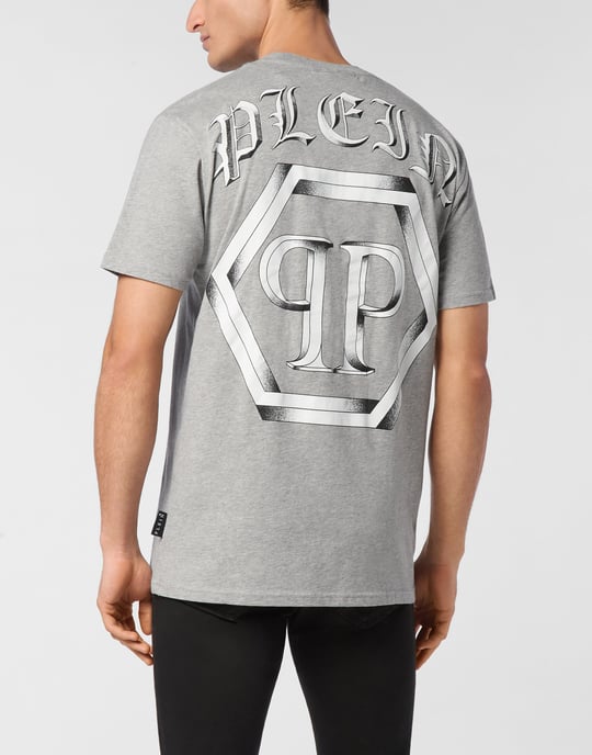 T-Shirt Rundhalsausschnitt Hexagon - Image 2