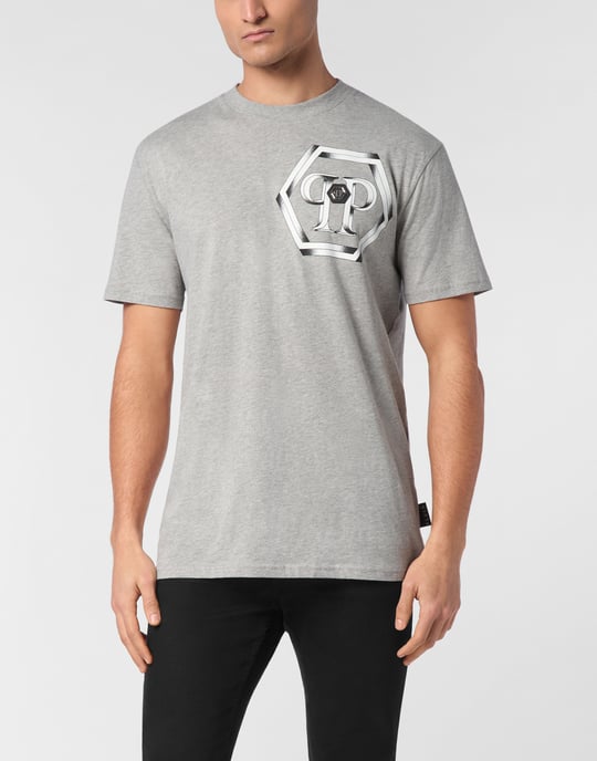 T-Shirt Rundhalsausschnitt Hexagon - Image 3