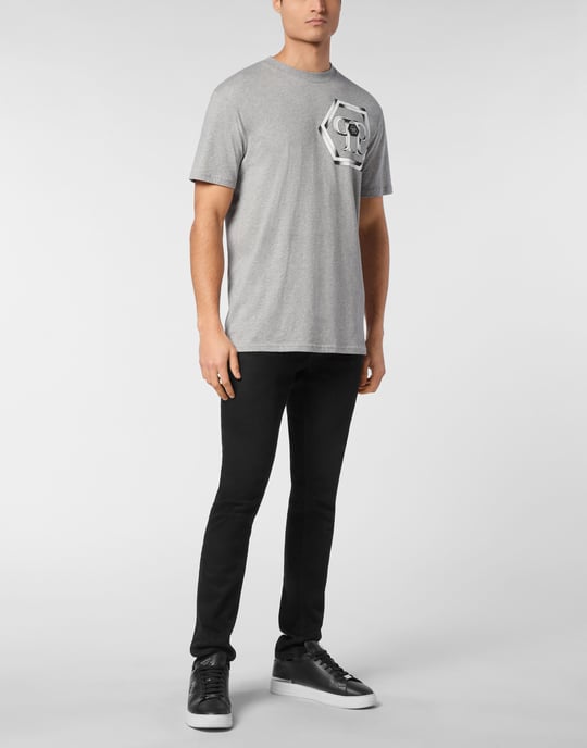 T-Shirt Rundhalsausschnitt Hexagon - Image 4