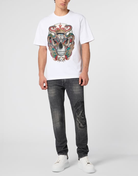 Round Neck T-Shirt King Of Snakes Stones - Image 4