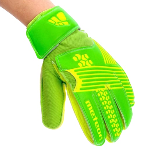 Meteor - "Catch" Torhüter-Handschuhe für Herren/Damen Unisex (Grün/Gelb) - Image 3