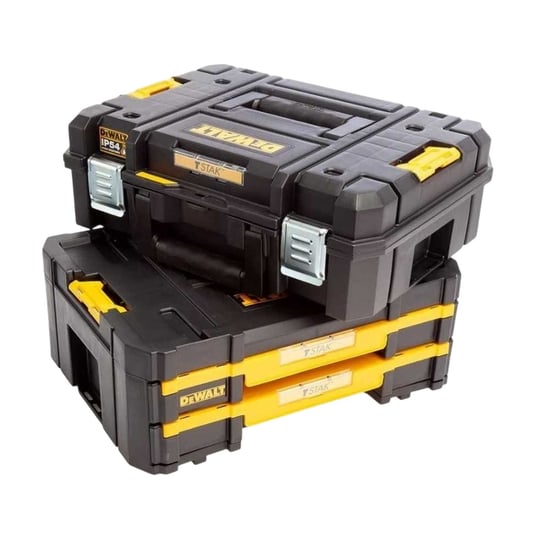 Dewalt - Werkzeugkasten "TSTAK 2.0" (Grau/Gelb) - Image 2