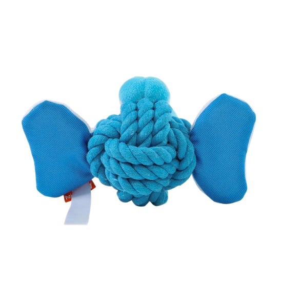 Mbw - Seilspielzeug für Hunde "MiniFeet", Elefant (Blau) - Image 2