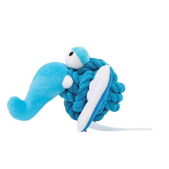 Mbw - Seilspielzeug für Hunde "MiniFeet", Elefant (Blau) - Image 3