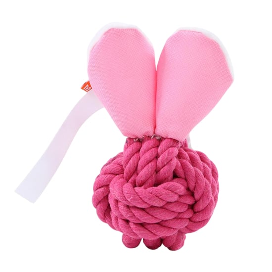 Mbw - Seilspielzeug für Hunde "MiniFeet", Kaninchen (Pink) - Image 2